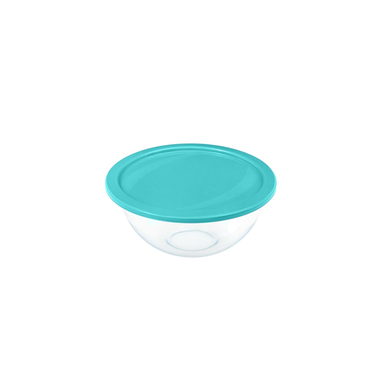 Bol 0,5L cu capac plastic ALBASTRU, Marinex