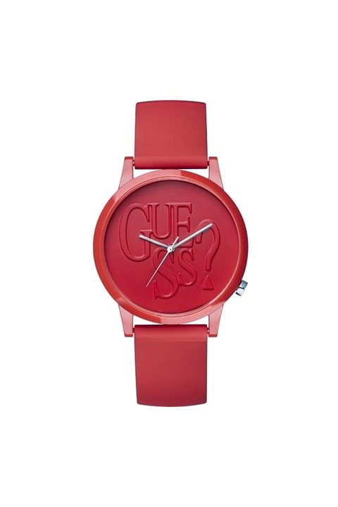 Guess Originals, Унисекс часовник със силиконова каишка, Червен