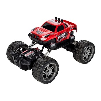 Masinuta Jeep Cu Telecomanda si Suspensii Monster Off-Road, Red Collection 2019, Scara 1:18, Dimensiuni 20 x 13 x 16cm, Trece orice obstacol datorita Suspendarii sale inalte si se poate conduce in toate directiile, Culoare-Rosu Masinuta Jeep Cu Telecomanda si Suspensii Monster Off-Road, Red Collection 2019, Scara 1:18, Dimensiuni 20 x 13 x 16cm, Trece orice obstacol datorita Suspendarii sale inalte si se poate conduce in toate directiile, Culoare-Rosu