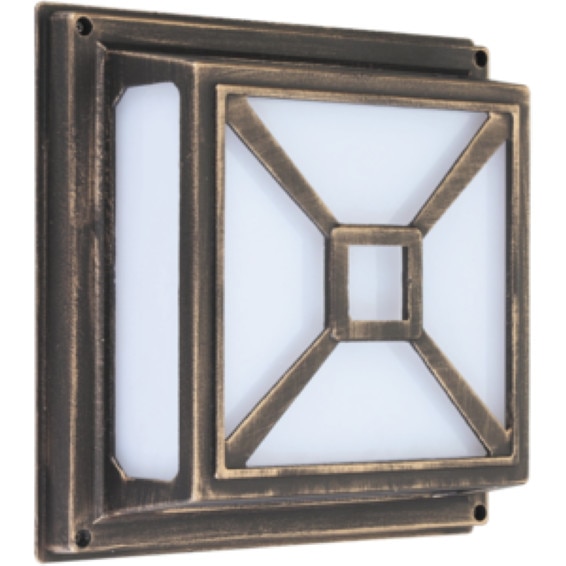 Plafoniera de exterior DARIUS - Rabalux 8190, 2xE27, auriu antic