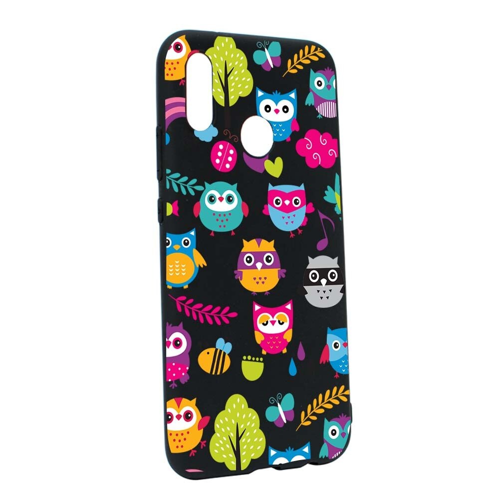 Husa Huawei P20 Lite, Silicon, Owl B43