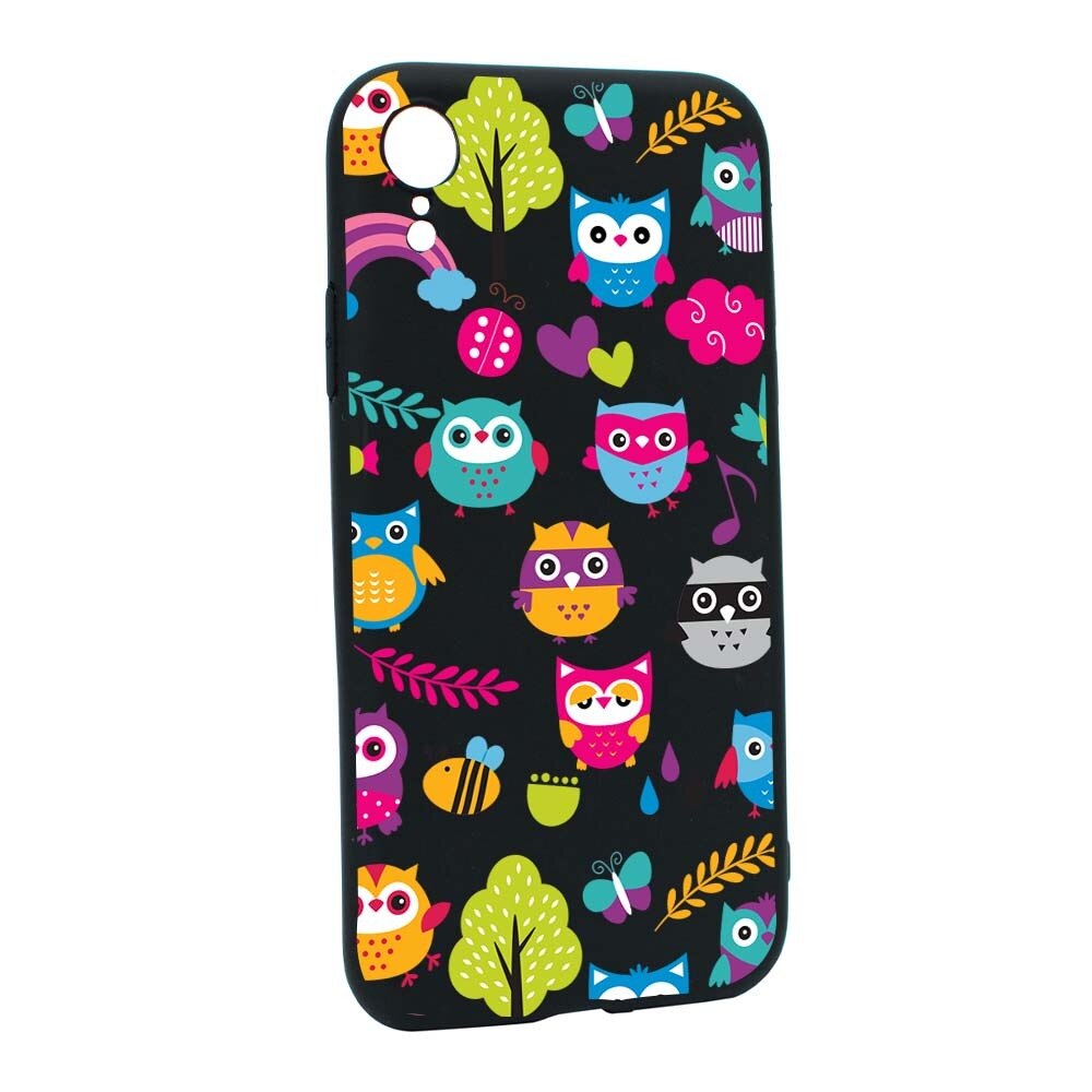 Husa Apple iPhone XR, Silicon, Owl B43