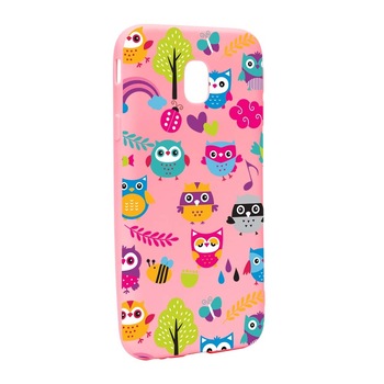 Husa Samsung Galaxy J7 2017, Silicon, Owl P43 Husa Samsung Galaxy J7 2017, Silicon, Owl P43