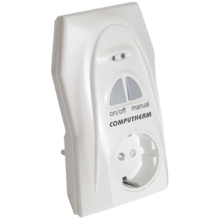 Computherm Q1 RX rádiófrekvenciás termosztáttal vezérelhető dugalj