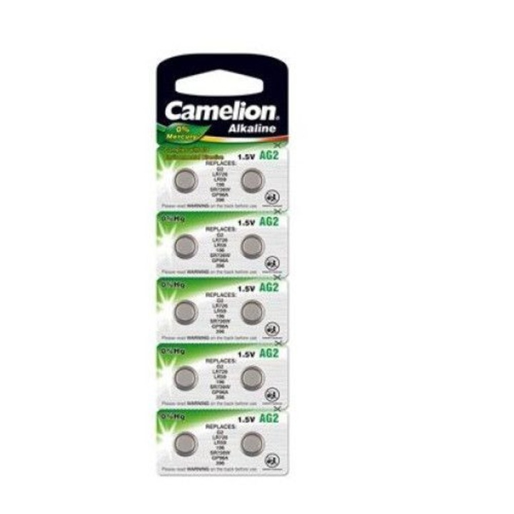 Camelion AG2 LR726 Alkáli elemek, 10 db / készlet