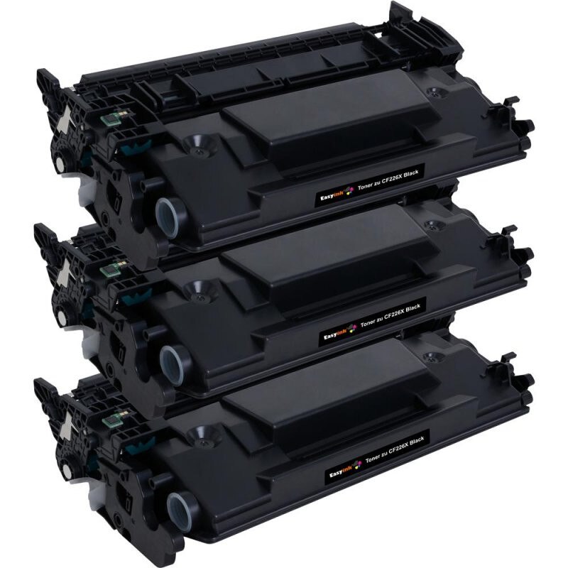 Set 3 Cartuse Toner CF226X 27000Pag. Compatibile pentru HP Lasejet Pro M400 Series/Pro M402 dn /Pro M402 dne /Pro M402 Series /Pro MFP M420 Series / Pro MFP M426 dn /Pro MFP M426 dw/Pro MFP/Pro MFP M426 fw, Pro MFP M426