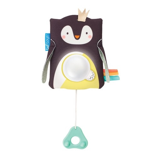 Jucarie multifunctionala cu inel gingival-Pinguinul Prince Taf Toys