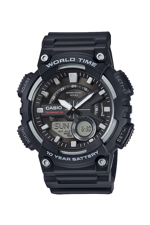 Casio, Мултифункционален часовник с луминесцентни стрелки, Черен