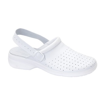 Saboti de protectie din piele cu bareta - marimea 37 Saboti de protectie din piele cu bareta - marimea 37
