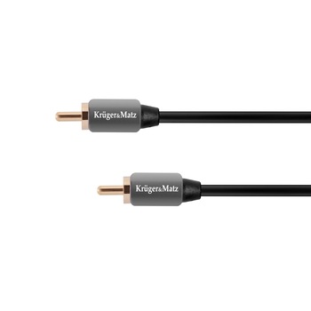 Cablu 1 x RCA - 1 x RCA 1.8 m Krüger&Matz Cablu 1 x RCA - 1 x RCA 1.8 m Krüger&Matz