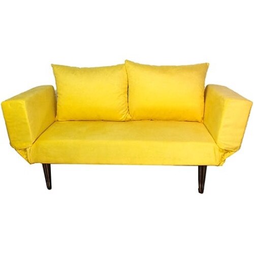 Canapea extensibil, Sigma, Seul, 2 locuri, Galben