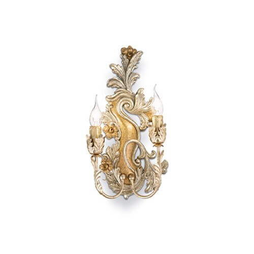 Aplica CARMEN 093703, Ideal Lux, argintiu, 2 x 40W E14