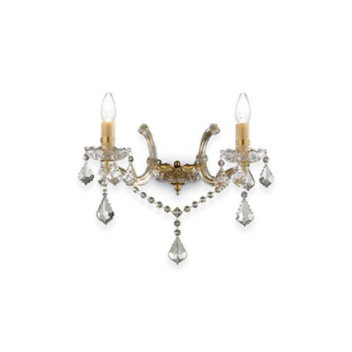 Aplica FLORIAN 035659, Ideal Lux, auriu, 2 x 40W E14