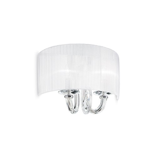 Aplica SWAN 035864, Ideal Lux, alb, 2 x 40W E14