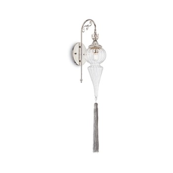 Aplica HAMMAM 139593, Ideal Lux, argintiu, 1 x 40W E14 Aplica HAMMAM 139593, Ideal Lux, argintiu, 1 x 40W E14