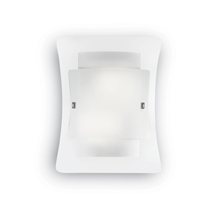 TRIPLO 026480 fali lámpa, Ideal Lux, fehér, 2 x 60W E27