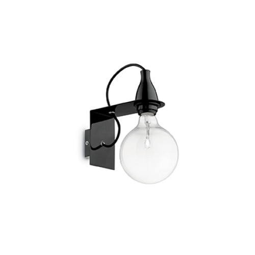 Aplica MINIMAL 045214, Ideal Lux, negru, 1 x 60W E27