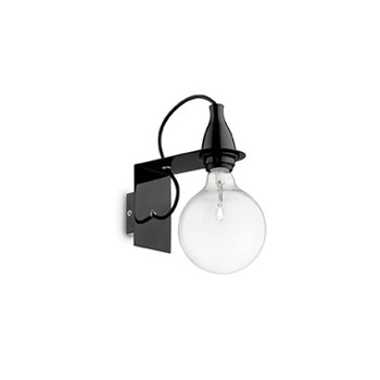 Aplica MINIMAL 045214, Ideal Lux, negru, 1 x 60W E27 Aplica MINIMAL 045214, Ideal Lux, negru, 1 x 60W E27
