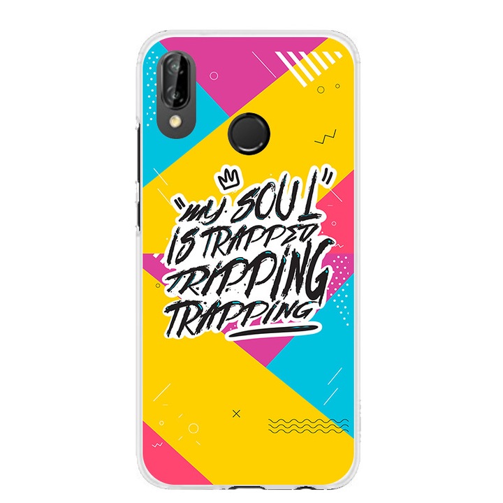 Husa Silicon Trap Trip 1 pentru Huawei P20 Lite