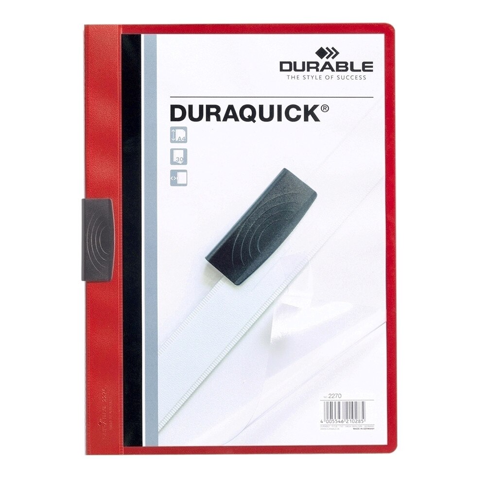 Dosar de prezentare Durable Duraquick, 20 coli, rosu