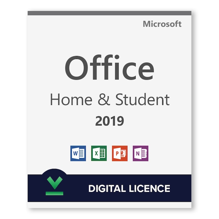 Microsoft Office 2019 Home and Student Digitális Licensz, többnyelvű, online aktiválható, Retail