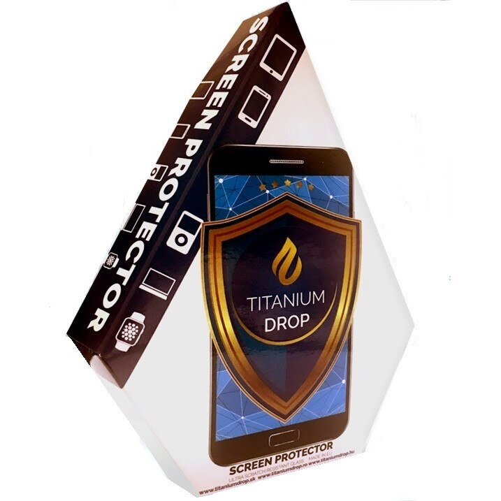 Set protejare ecran touch screen, Titanium Drop Liquid, Universal, 12+ dispozitive