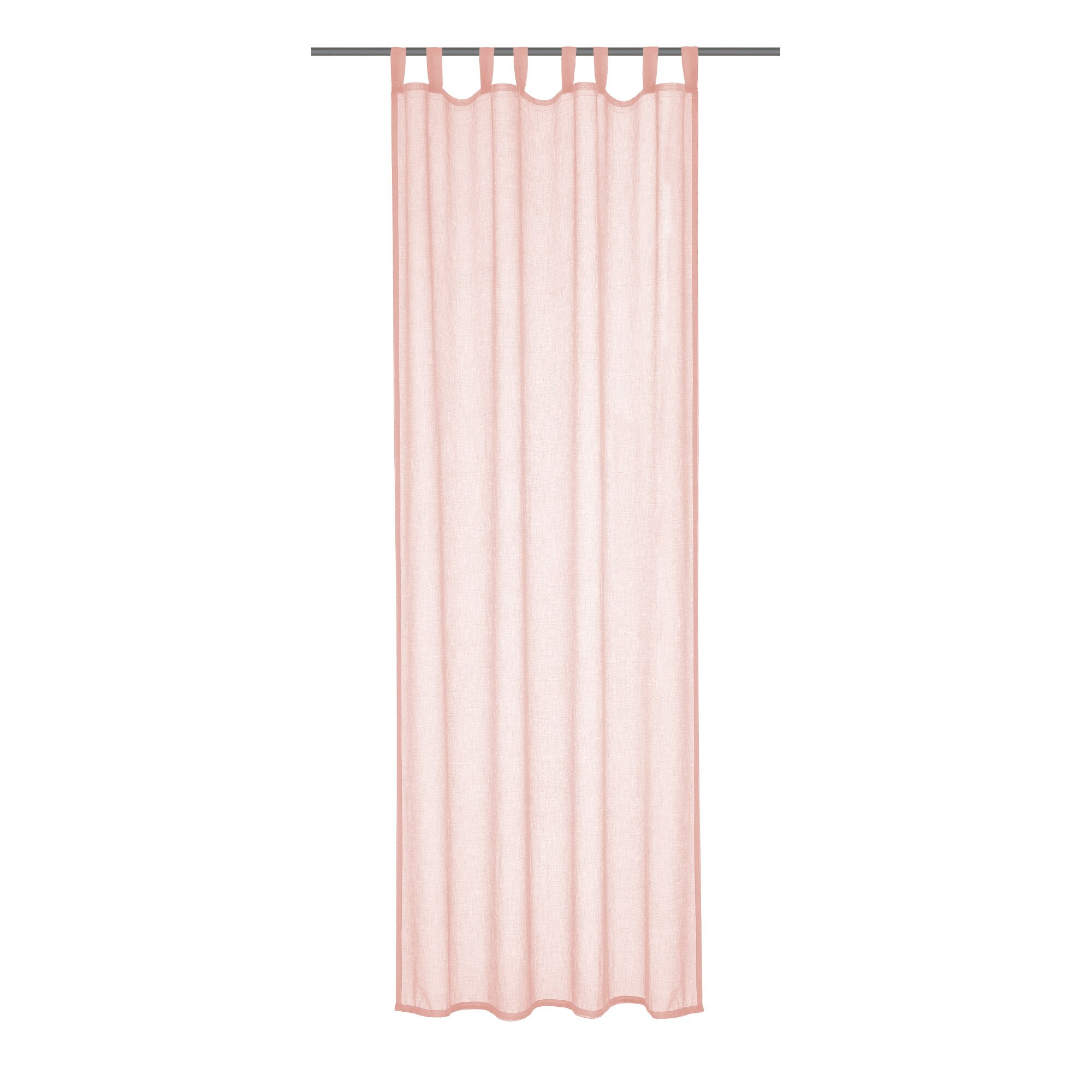 Perdea cu bride Peking dimensiune 140x245 roz