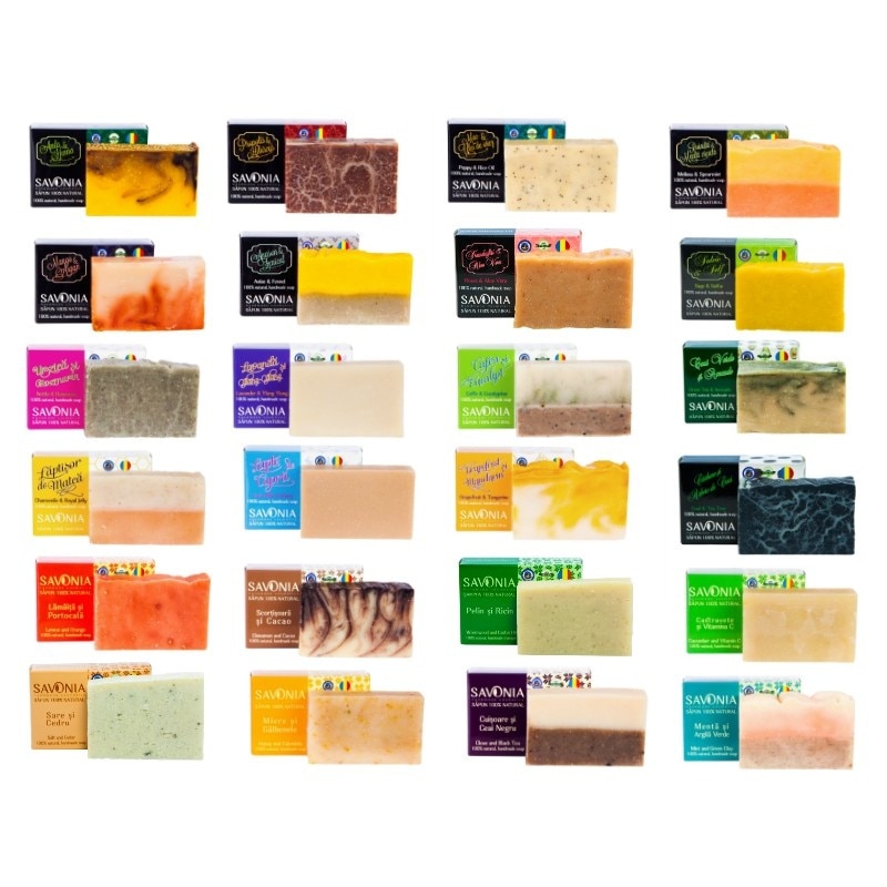 Gama Completa 24 Sapunuri Naturale, Savonia