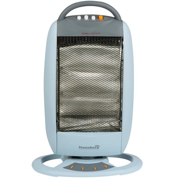 Radiator cu halogen Hausberg HB8401, 1200 W, 3 trepte de putere, Protectie in caz de rasturnare Radiator cu halogen Hausberg HB8401, 1200 W, 3 trepte de putere, Protectie in caz de rasturnare