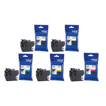 Pachet cartuse cerneala LC3617 negru x 2 cyan magenta galben Brother original 2750 pagini Pachet cartuse cerneala LC3617 negru x 2 cyan magenta galben Brother original 2750 pagini