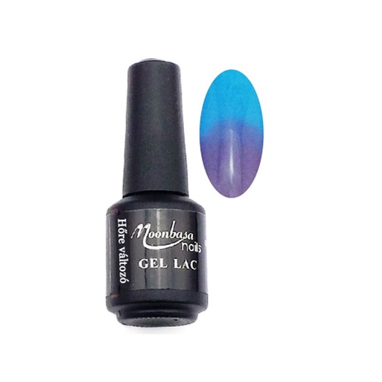Gel Lac Oja Semipermanenta Thermo,Moonbasa#415,Mov/Albastru