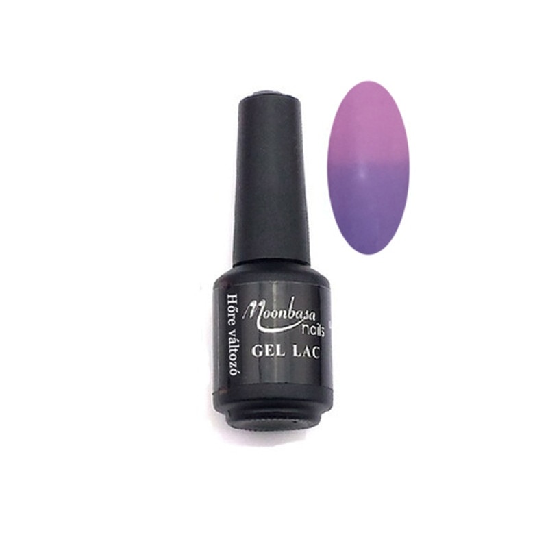 Gel Lac Oja Semipermanenta Thermo,Moonbasa#414,Violet/Roz