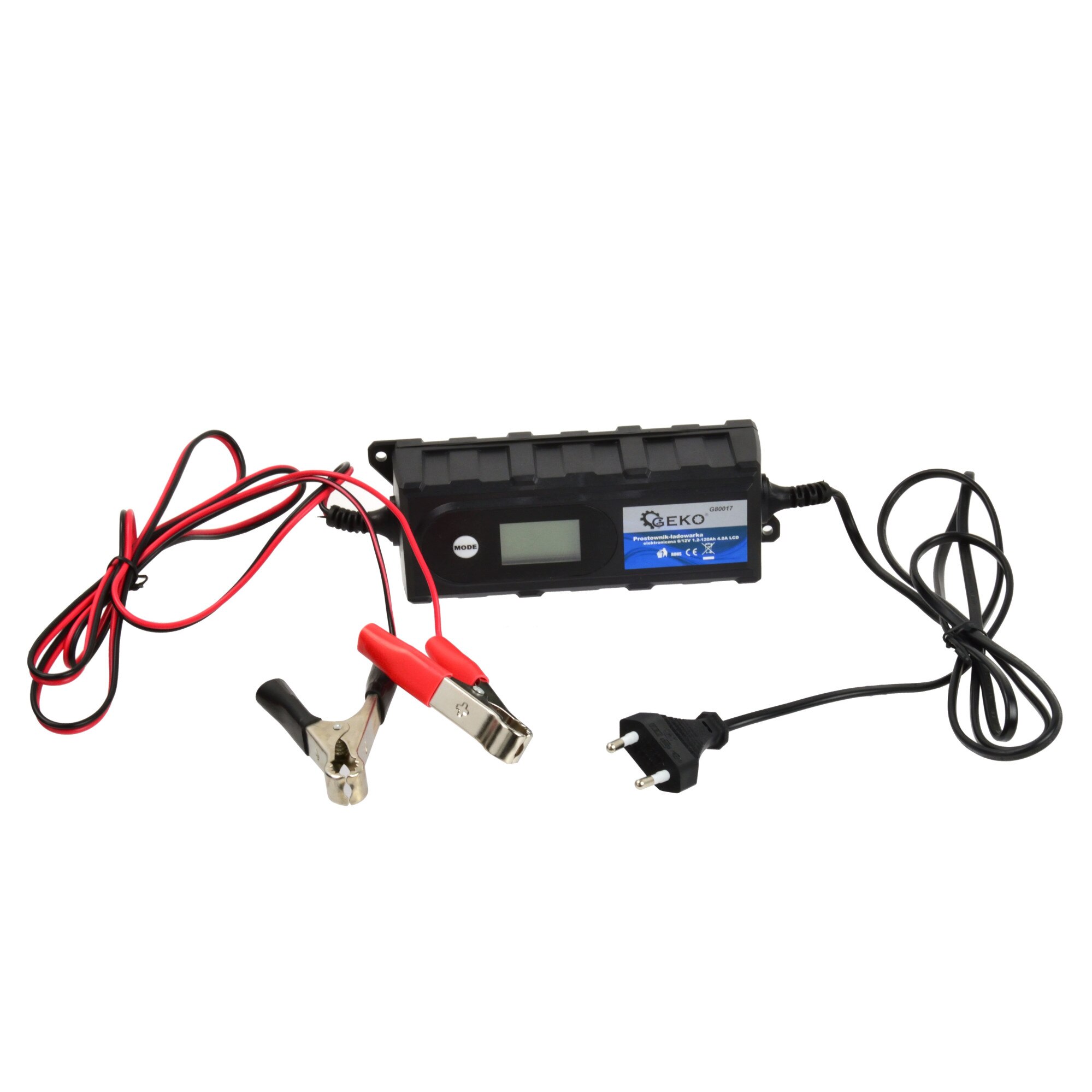 Redresor 6/12V 1,2-120Ah 4,0A LCD, Geko, G80017