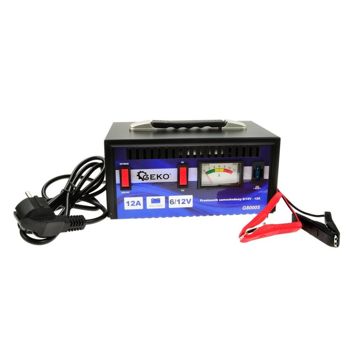 Redresor 6 / 12V - 12A, Geko, G80005