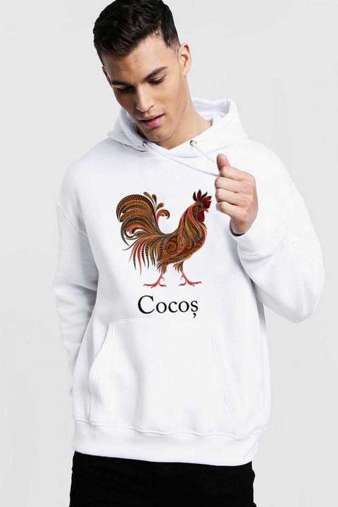Hanorac Barbati Alb - Cocos, S