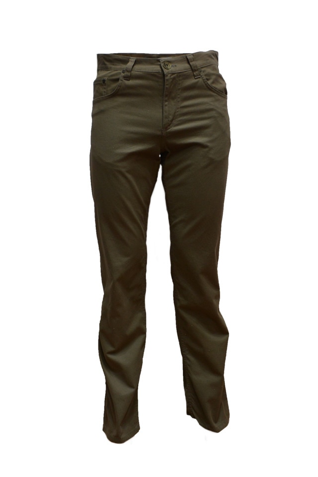 Pantaloni simpli cu buzunare clasice,D&J Exclusive, Maro