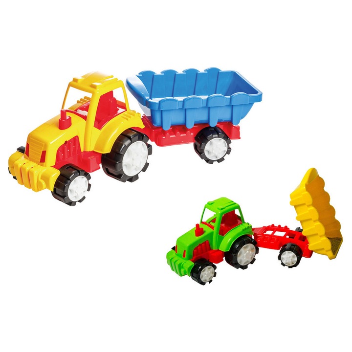 Tractor cu remorca Super pentru copii Burak