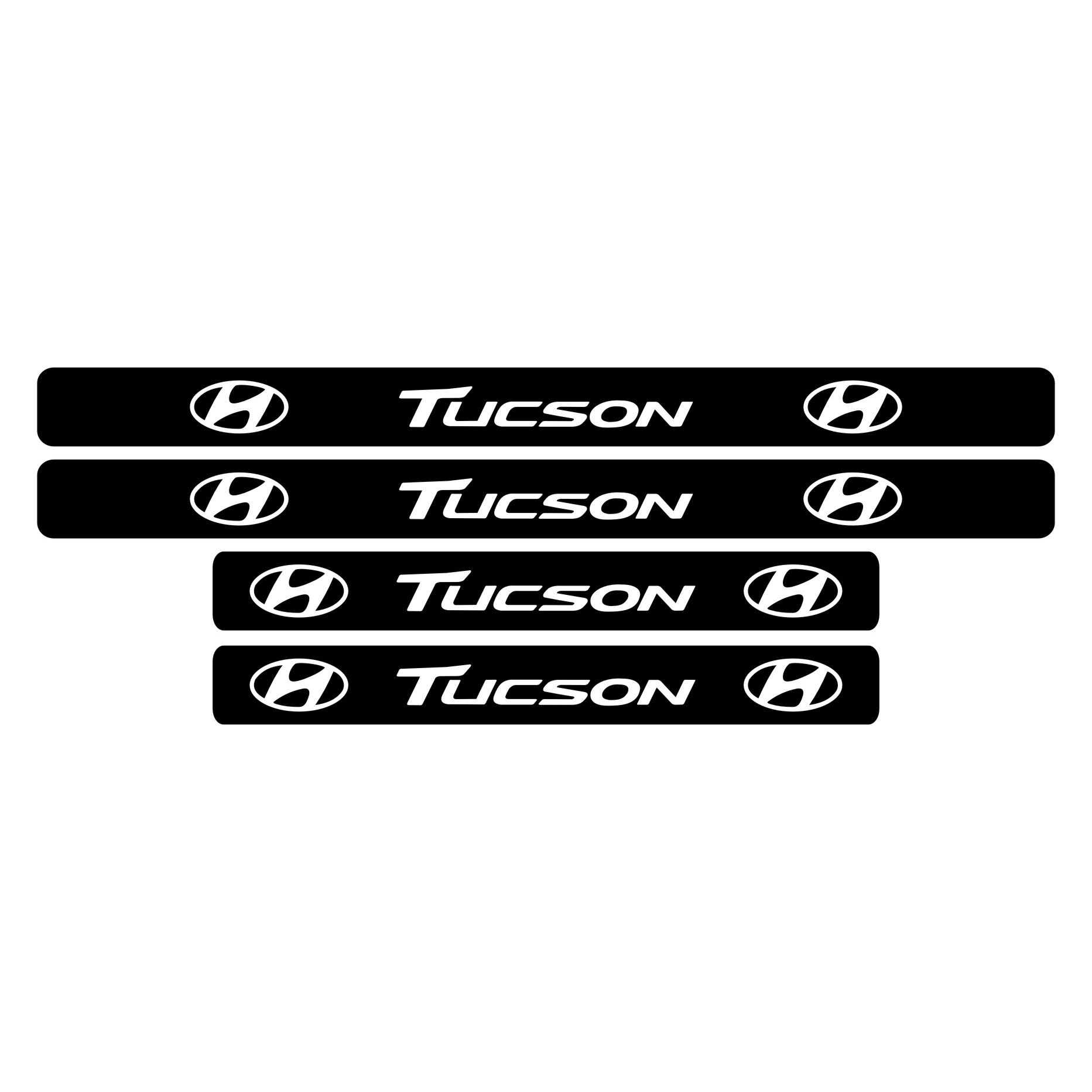 Set stickere praguri Tucson, sticker decorativ