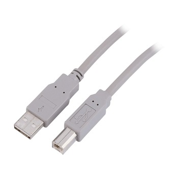 Cablu imprimanta USB 1.1, USB A tata USB B tata, 1.8 m, Well Cablu imprimanta USB 1.1, USB A tata USB B tata, 1.8 m, Well