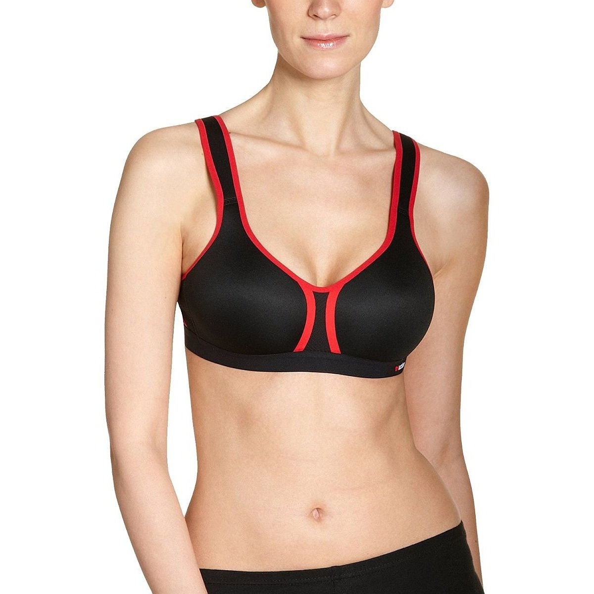 Bustiera Hybrid star P, Triumph, 70D EU, negru si rosu