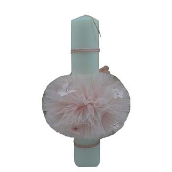 Lumanare botez NN LB009, Roz Lumanare botez NN LB009, Roz