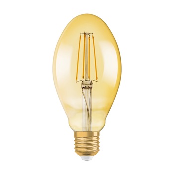 Bec LED Osram Vintage 1906 Oval, E27, 4.5W (40W), 470 lm, filament, lumina calda Bec LED Osram Vintage 1906 Oval, E27, 4.5W (40W), 470 lm, filament, lumina calda