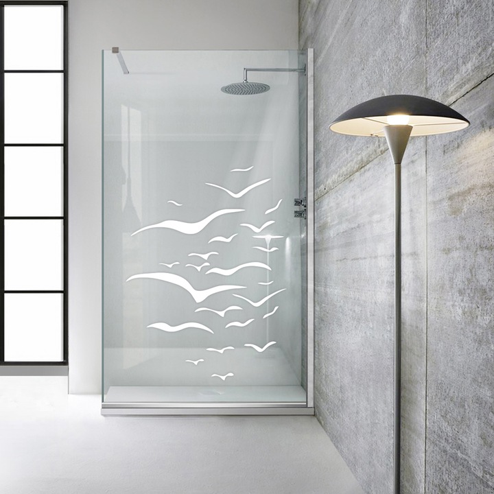 AQUA ROY- inox zuhanyfal, 70x195cm, vízkő elleni kezeléssel, 8 mm vastag víztiszta üveg, FREEDOM modell