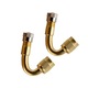 Set prelungitoare cu cot la 45 grade pentru valve de camion si autoutilitare, 4 bucati