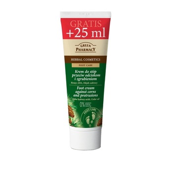 Crema de picioare cu acid alpha hidroxi si ulei de cedru 75ML Green Pharmacy Crema de picioare cu acid alpha hidroxi si ulei de cedru 75ML Green Pharmacy