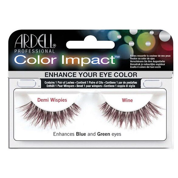 Gene false Ardell Color Impact Demi Wispies Wine