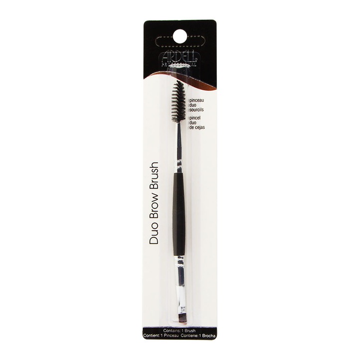 Pensula Ardell Duo Brow Brush pentru stilizarea sprancenelor