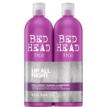 Set ingrijire par Tigi Bed Head Fully Loaded pentru volum: Sampon, 750 ml + Balsam, 750 ml Set ingrijire par Tigi Bed Head Fully Loaded pentru volum: Sampon, 750 ml + Balsam, 750 ml