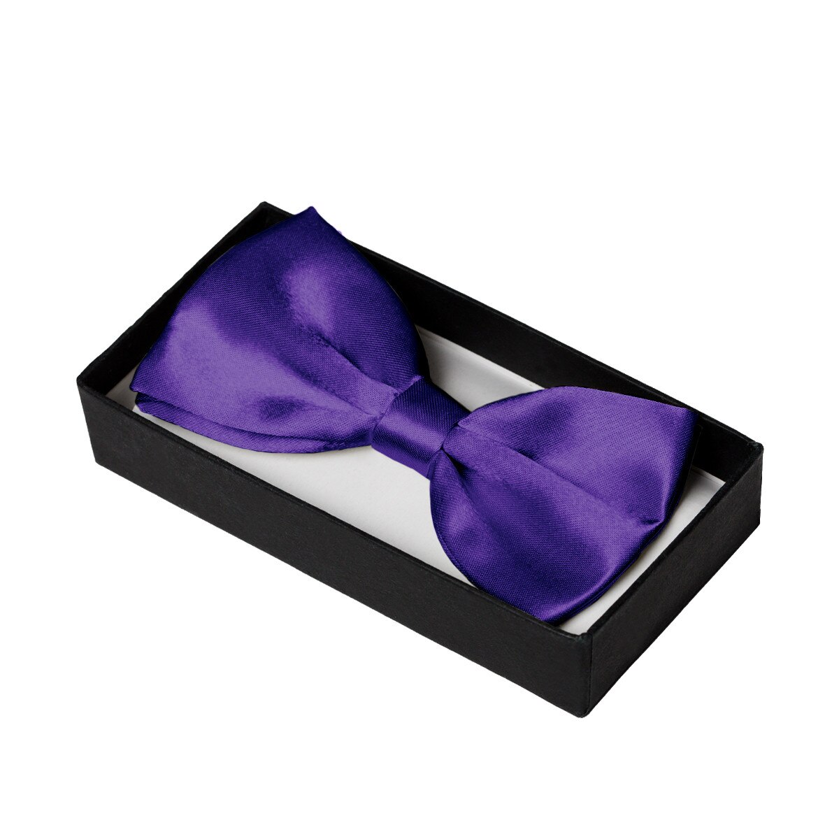 Papion satinat mov inchis