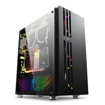 Sistem PC Gaming INTEL Coffee Lake-R i9-9900K pana la 5.0GHz, 16GB DDR4, HDD 2TB + SSD 240GB, nVidia GTX1660 6GB GDDR5, Carcasa Segotep Fenix + Cadou Tastatura si Mouse Wired Sistem PC Gaming INTEL Coffee Lake-R i9-9900K pana la 5.0GHz, 16GB DDR4, HDD 2TB + SSD 240GB, nVidia GTX1660 6GB GDDR5, Carcasa Segotep Fenix + Cadou Tastatura si Mouse Wired